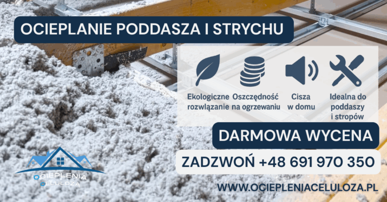Kuny zniszczyły ocieplenie poddasza – naprawa izolacji celulozą w Rzeszowie i Podkarpaciu
