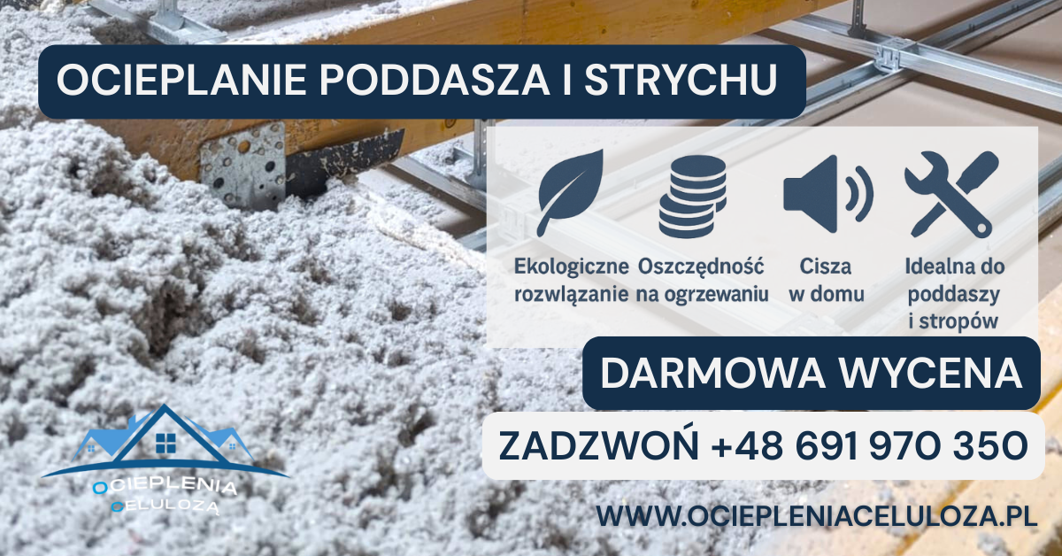 Kuny zniszczyły ocieplenie poddasza – naprawa izolacji celulozą w Rzeszowie i Podkarpaciu